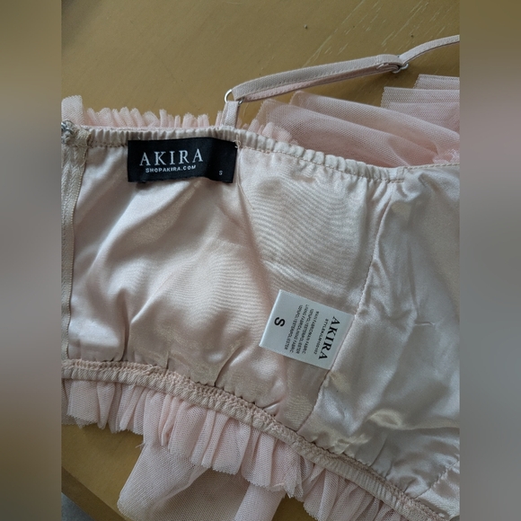 ruffle lace up top - Picture 4 of 8